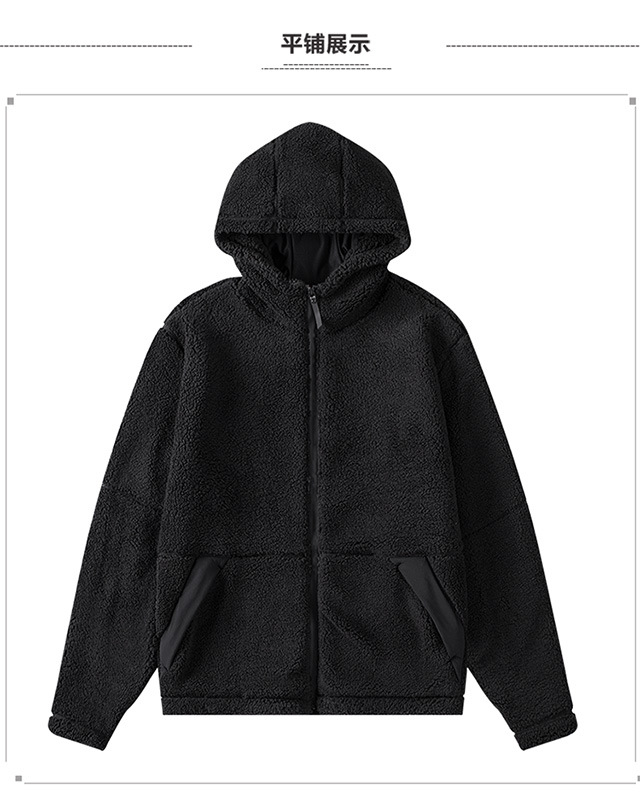 Cotton Velvet Zipper Hoodie