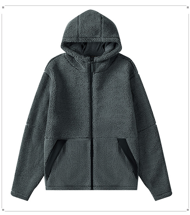 Cotton Velvet Zipper Hoodie