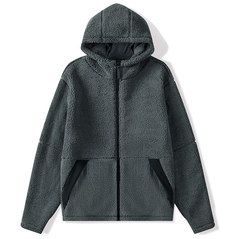 Cotton Velvet Zipper Hoodie