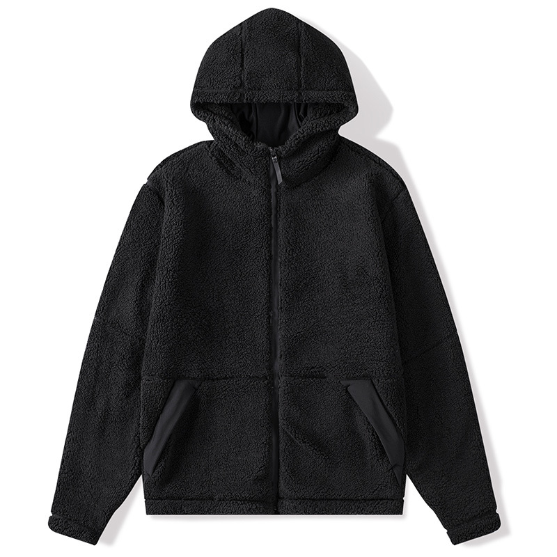 Cotton Velvet Zipper Hoodie