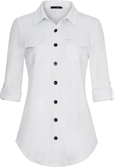 Women's checkered long shirt for spring and autumn