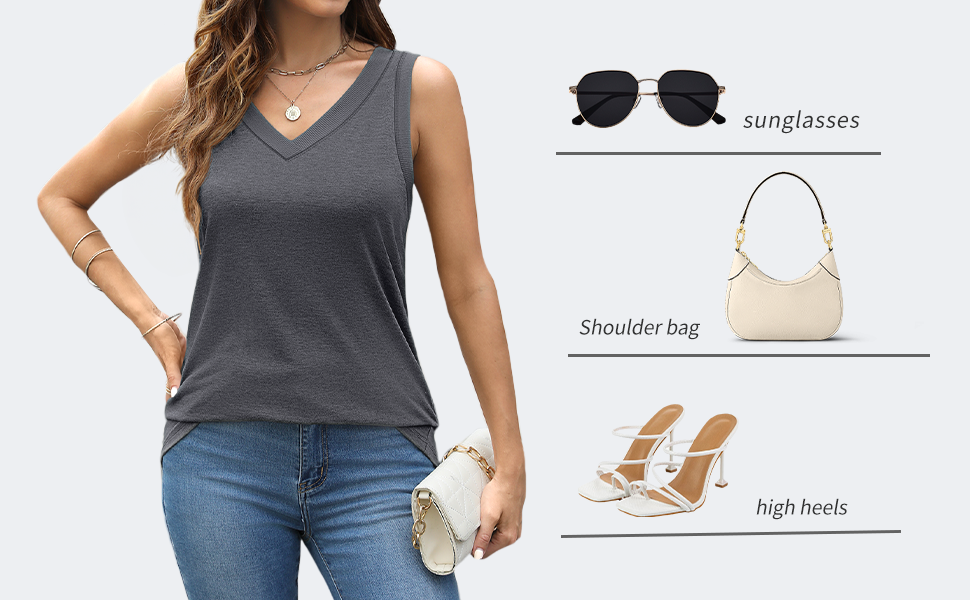 Women's sleeveless T-shirt Women's sleeveless T-shirt