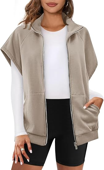 Women's oversized zipper sweatshirt for warmth Women's oversized zipper sweatshirt for warmth