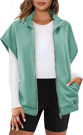 Women's oversized zipper sweatshirt for warmth Women's oversized zipper sweatshirt for warmth