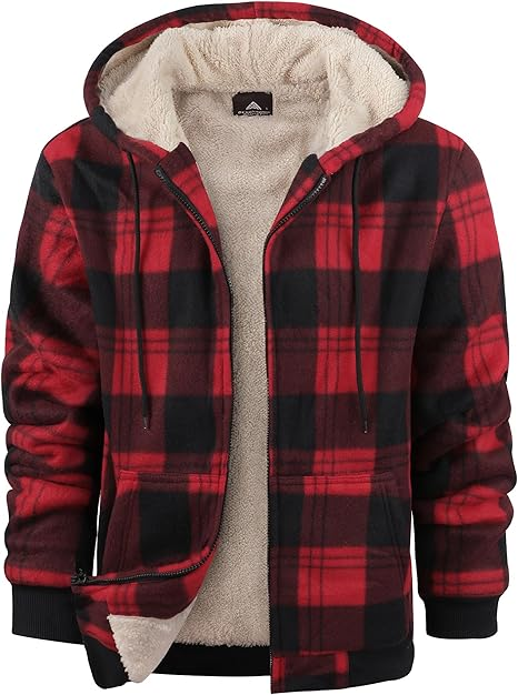 Lamb hooded jacket
