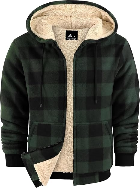 Lamb hooded jacket